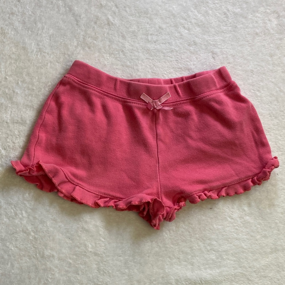 Pink Ruffle Kids Shorts